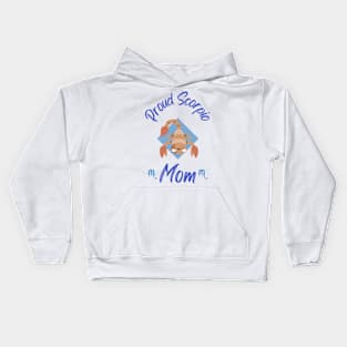 Proud Scorpio Mom Astrology Zodiac Kids Hoodie